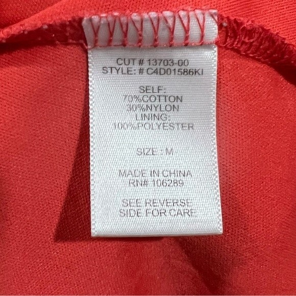 Pink cotton blend lace sundress size medium - Picture 6 of 6